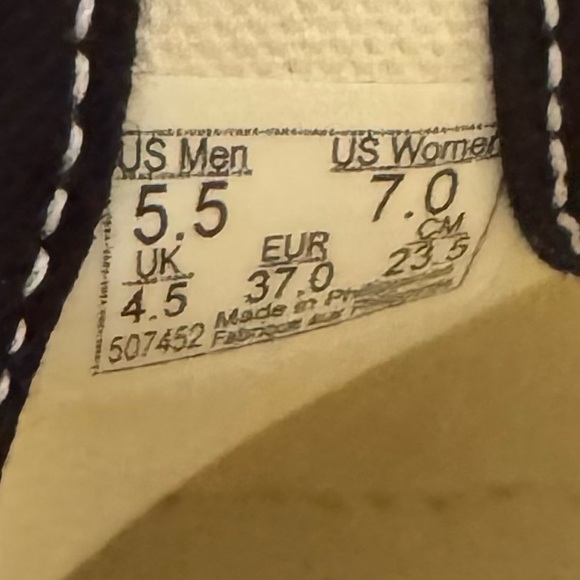 Vans Mary Jane Style 93 Black and White Canvas Sneakers, NWOT, Women’s Multiple - Picture 12 of 16